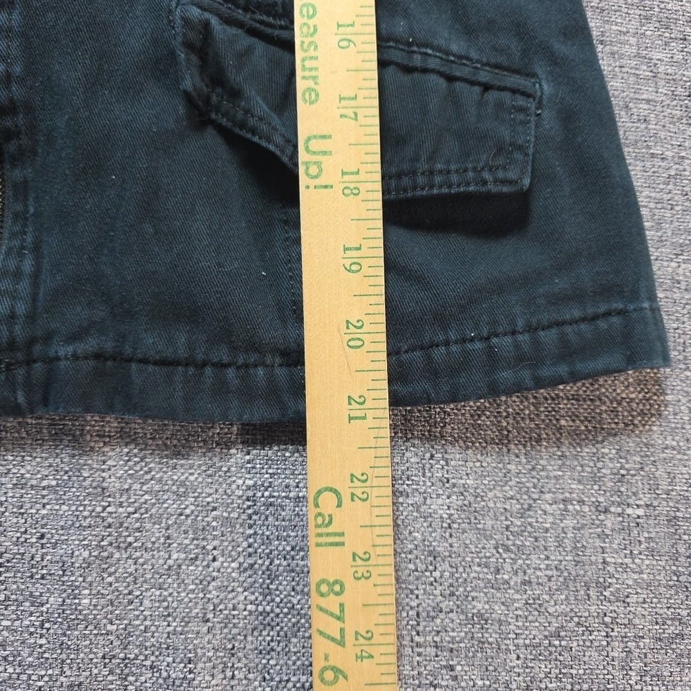 Ashley Utility Collection Size Large Denim & Knit Jacket Zip Front Black Grey L - Picture 4 of 9